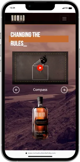 desarrollo web para marca nomad